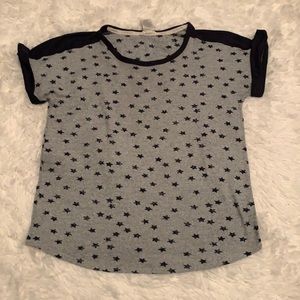 Lucky Brand Star tee size M with rolled sleeves